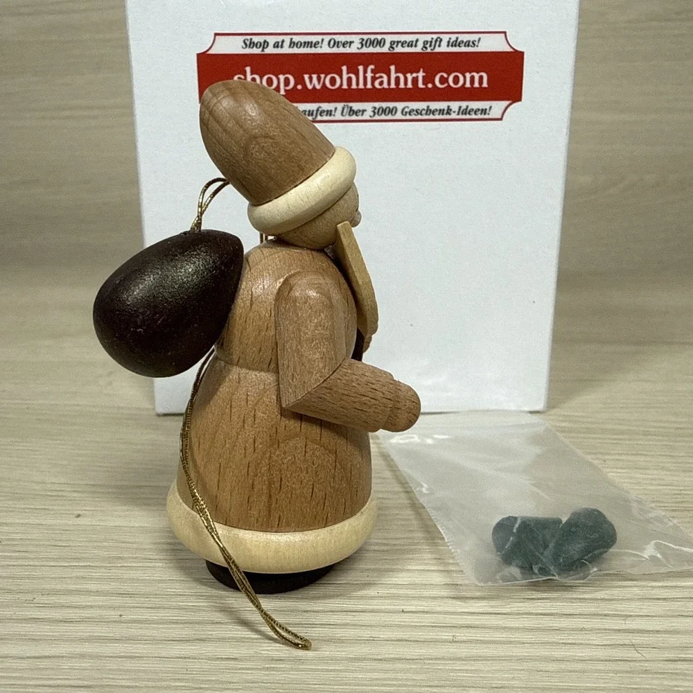 Santa Claus 2 3/8in Figurine Table Decoration Ore Mountains New Seiffen‎ Natural